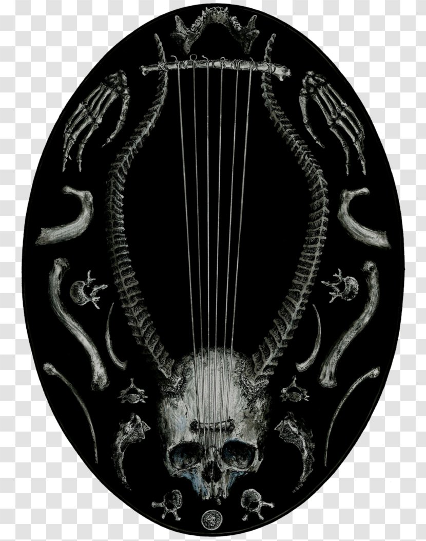Art Aesthetics Death Darkness Baphomet - Plucked String Instruments - Black And White Transparent PNG