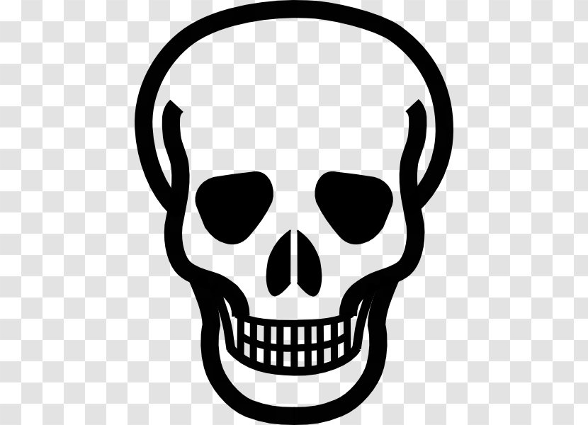 Skull And Crossbones Clip Art - Human Symbolism - Skeleton Cliparts Transparent PNG