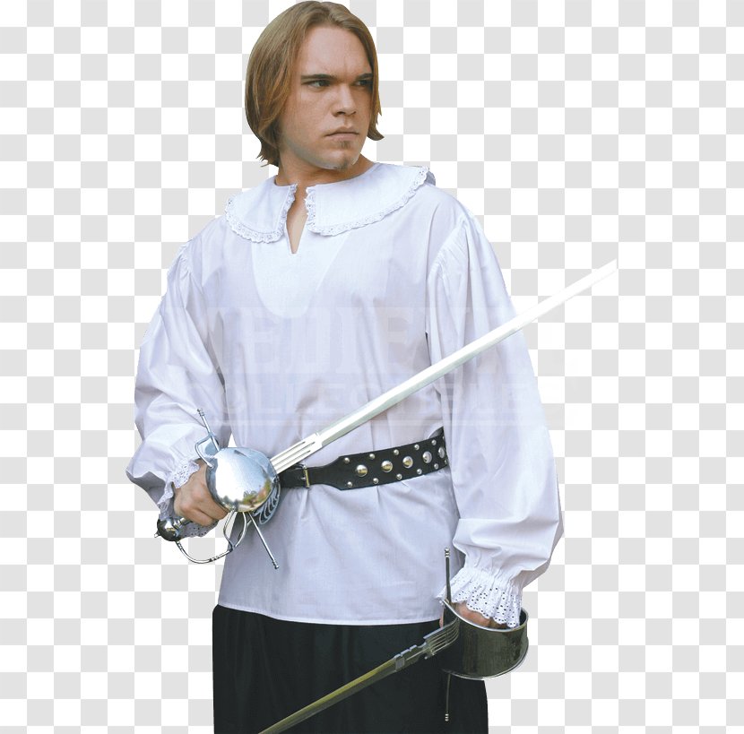 T-shirt Sleeve Musketeer Jacket - Clothing Transparent PNG