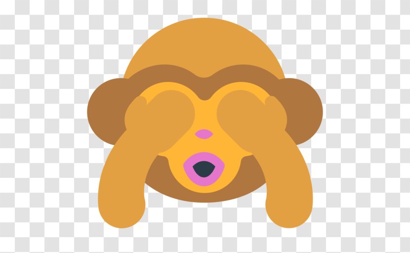 Emoji Three Wise Monkeys Emoticon - Head - Big Transparent PNG