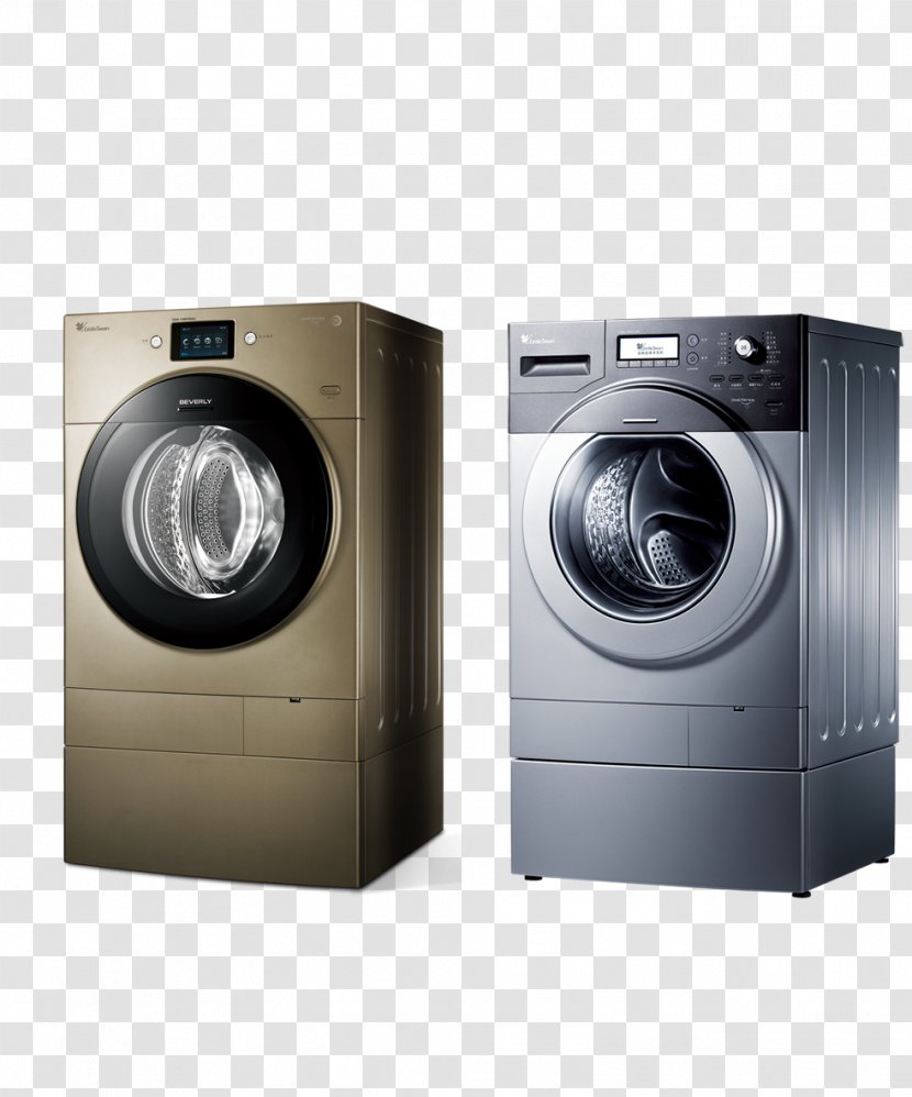 Clothes Dryer Washing Machine Computer File - Two Machines Transparent PNG