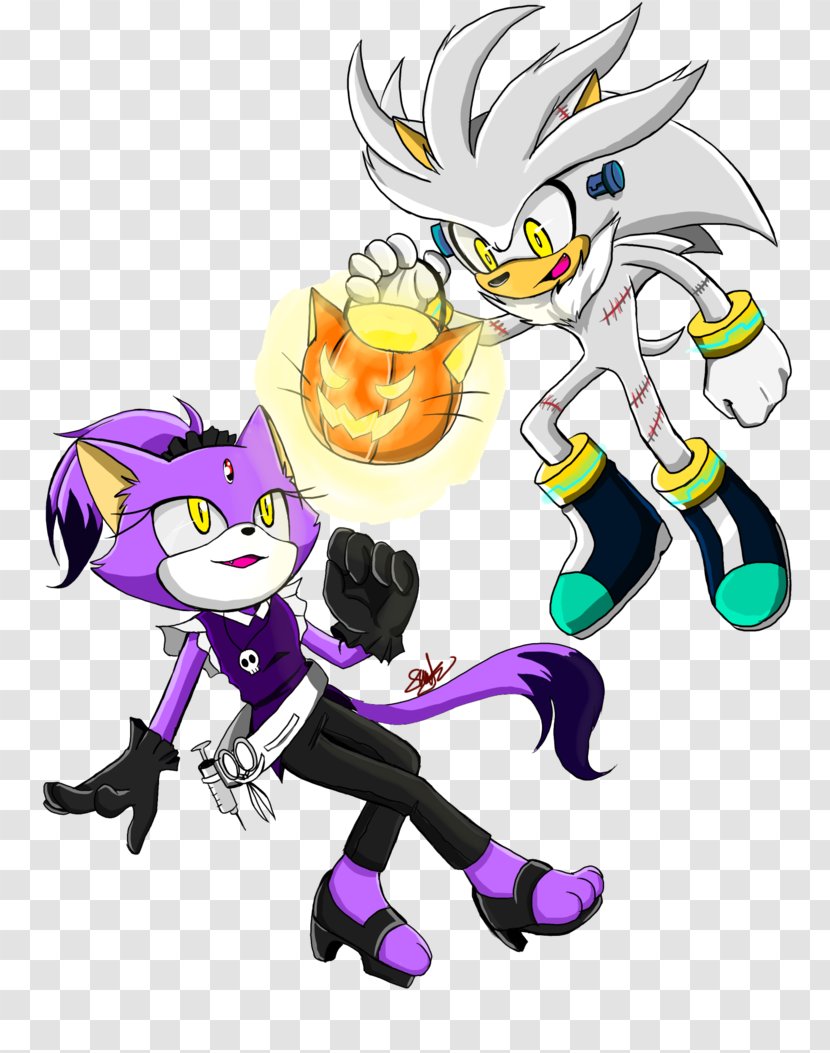 Sonic The Hedgehog Fan Art Character Drawing - Flower - Blaze Transparent PNG