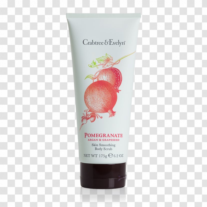 Exfoliation Crabtree & Evelyn Argan Oil Cosmetics Pomegranate - Body Scrub Transparent PNG