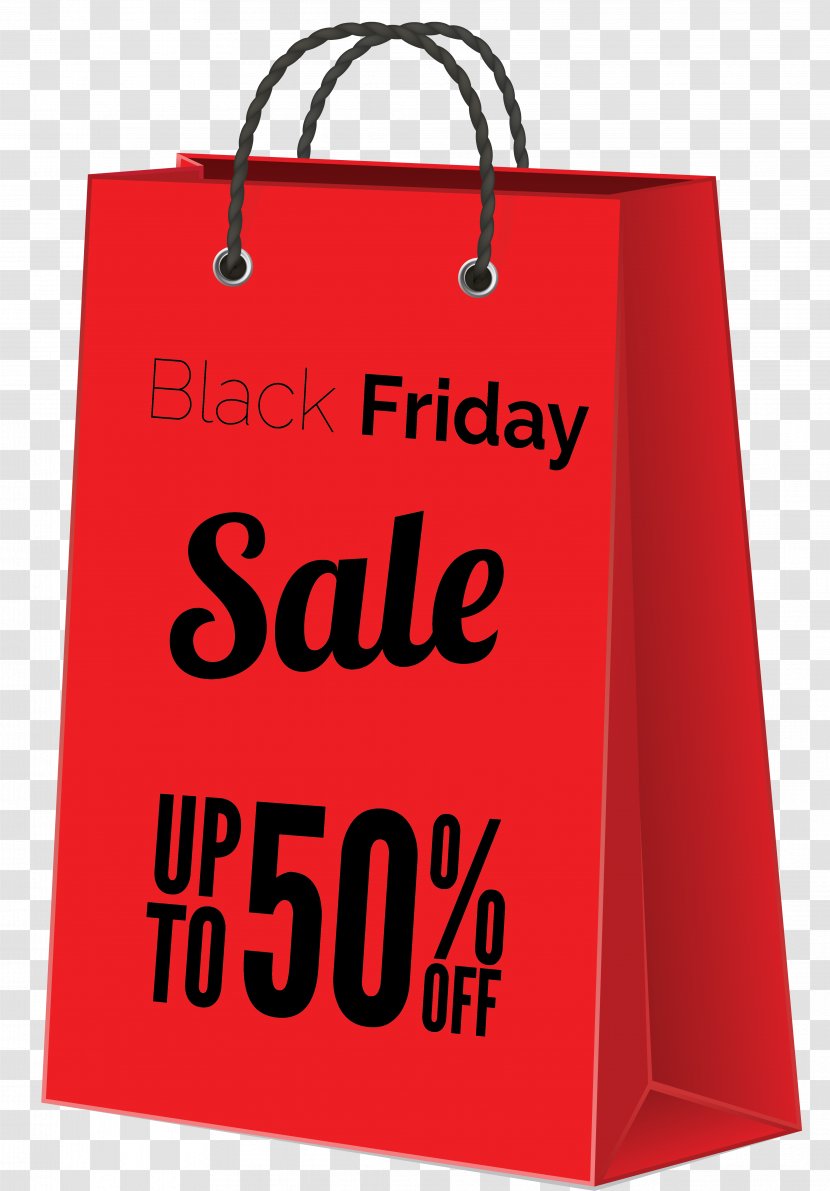 Black Friday Sales Clip Art - Logo - Sale Red Bag Clipart Image Transparent PNG