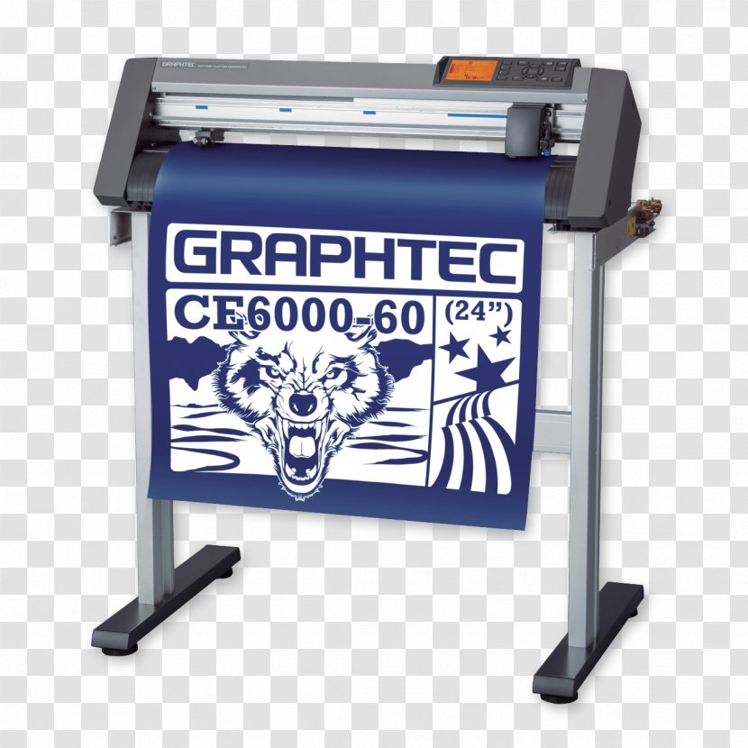 Graphtec Corporation GRAPHTEC CE600060 Vinyl Cutter CE6000-60 CE6000-120 Plus - Wideformat Printer - Plotter Transparent PNG