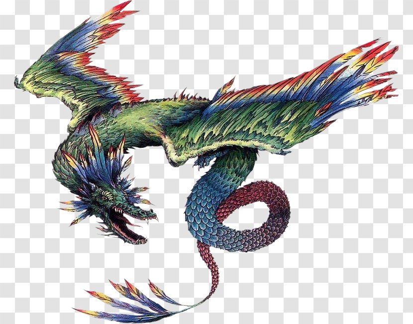 Chinese Dragon Yinglong Clip Art Quetzalcoatl - Wyvern Transparent PNG