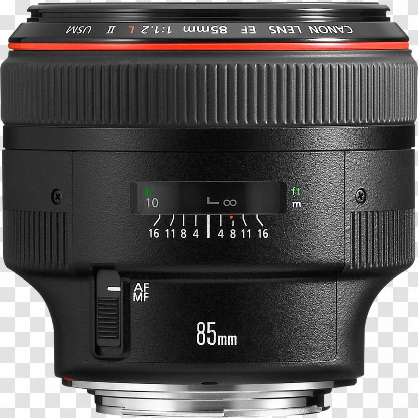 Canon EF Lens Mount 85mm Ultrasonic Motor F/1.2 L II USM 50mm F/1.2L - Camera Transparent PNG