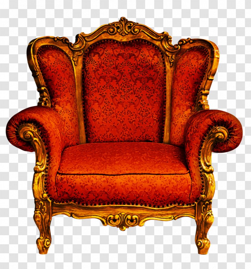 Table Chair Couch - Armchair Transparent PNG