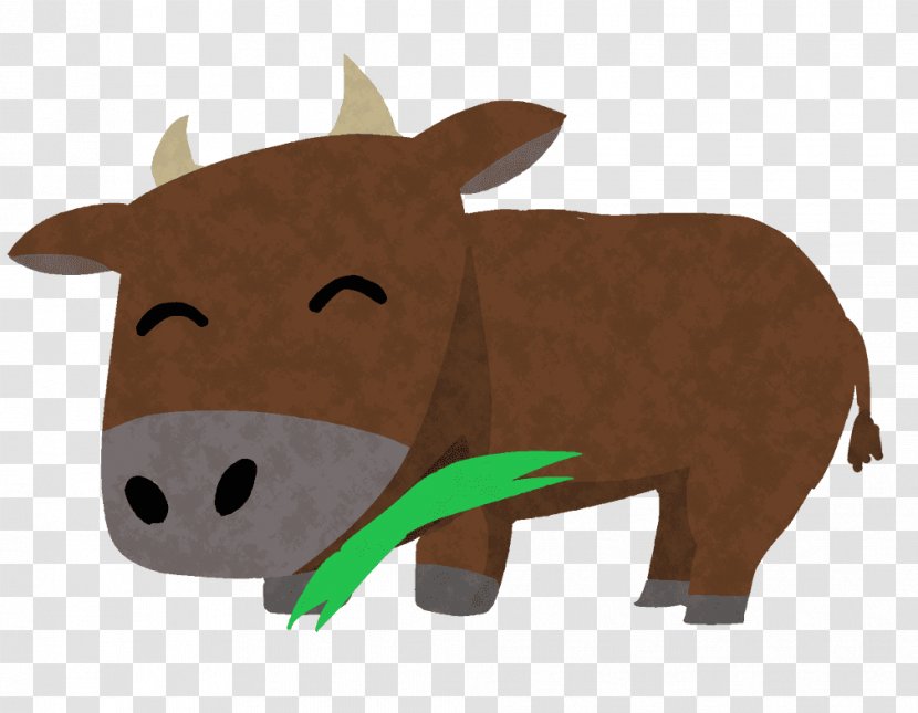Cattle Cartoon Snout Animal Action & Toy Figures - Like Mammal Transparent PNG
