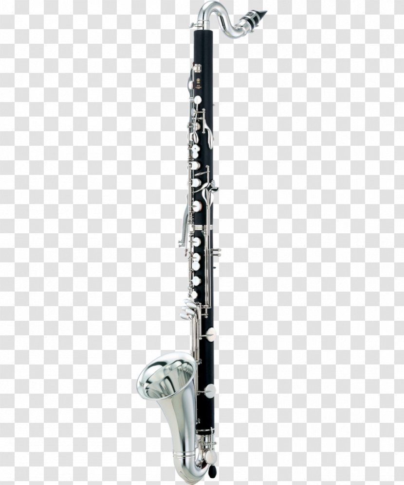 Bass Clarinet Musical Instruments Tone Hole Woodwind Instrument - Silhouette Transparent PNG