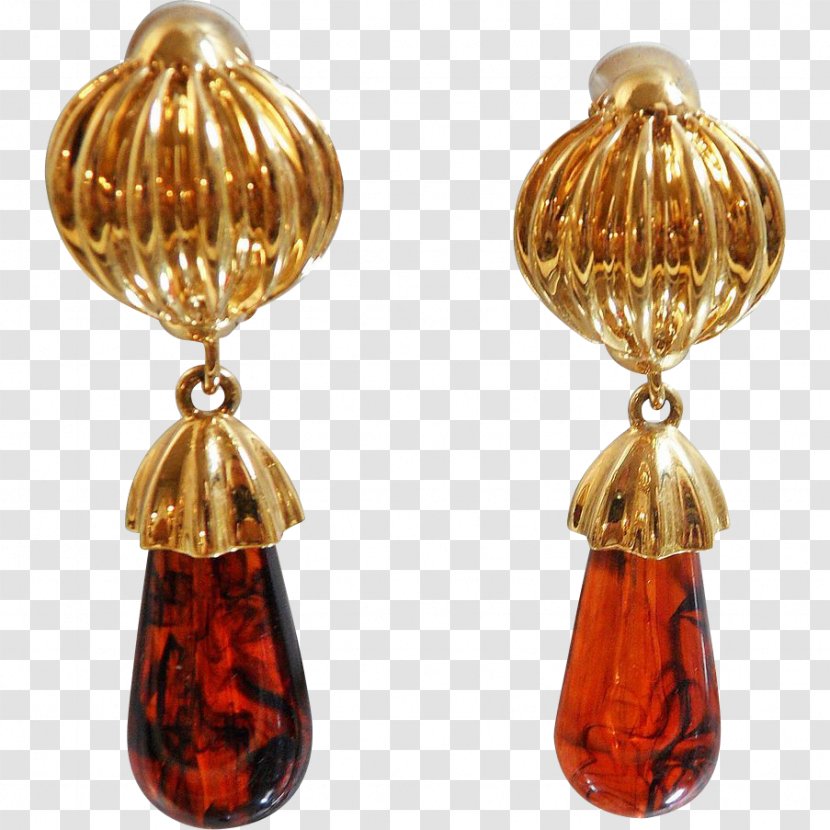 Earring Body Jewellery Gemstone Amber - Earrings Transparent PNG