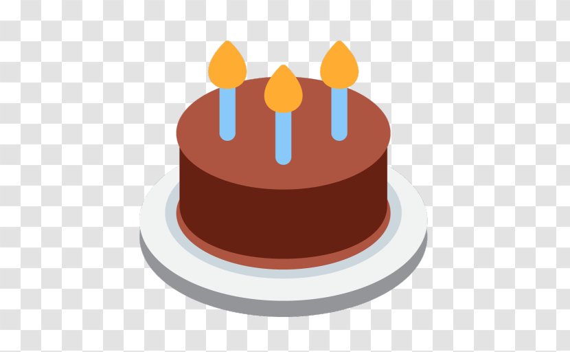 Chocolate Cake Cupcake Birthday Emoji - Food Transparent PNG