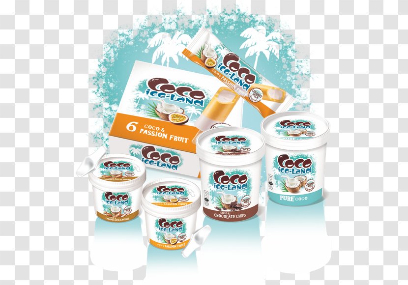 Dairy Products Flavor Convenience Food - Coconut Ice Cream Transparent PNG