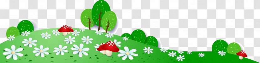 Vector Green Meadow Mushrooms - Organism - Hot Air Balloon Festival Transparent PNG