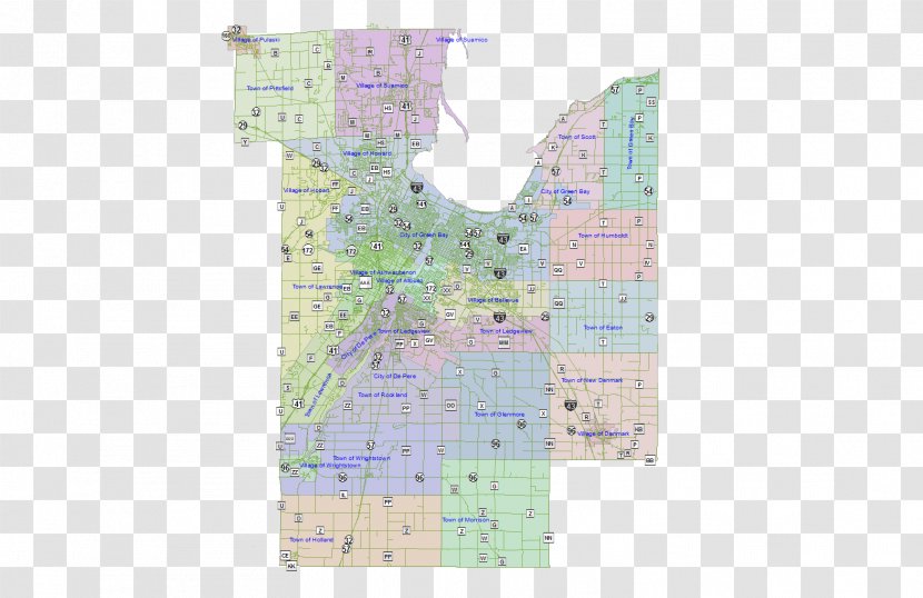 Brown County, Wisconsin Indiana Map - County Ohio - Natural Response Transparent PNG