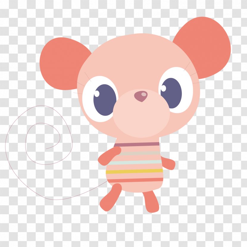 Mouse Illustration - Frame - Cute Transparent PNG