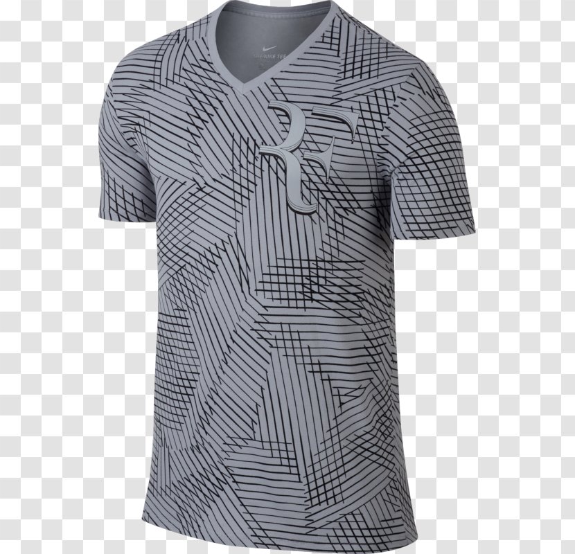 T-shirt Australian Open Sleeve Neck - Nike - Roger Federer Transparent PNG