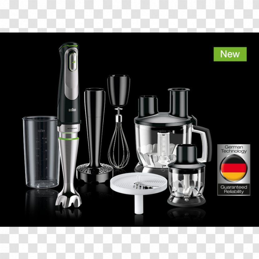 Immersion Blender Braun MultiQuick 9 Food Processor - Mixer - Kitchen Transparent PNG