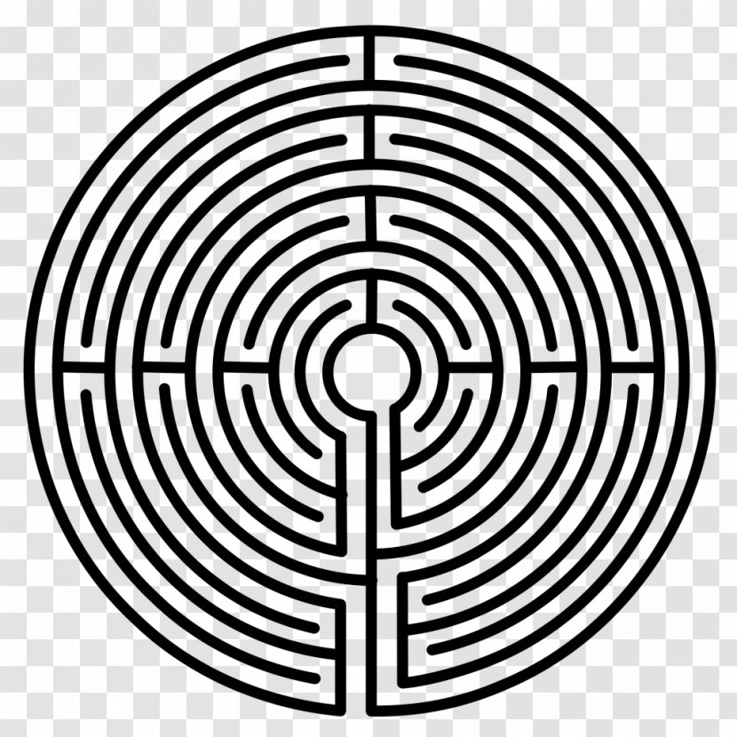 Minotaur Daedalus Knossos Chartres Labyrinth - Caerdroia Transparent PNG