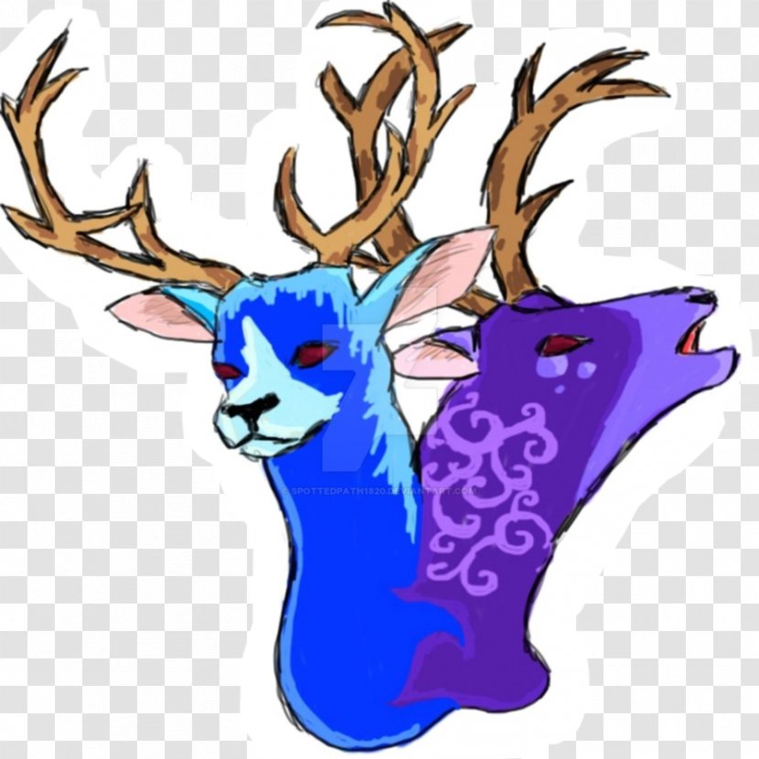 Reindeer Antler Cobalt Blue Clip Art Transparent PNG