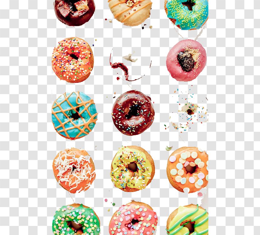 Doughnut Donut Delight Bakery Cupcake Wallpaper - Confectionery - Decoration Transparent PNG