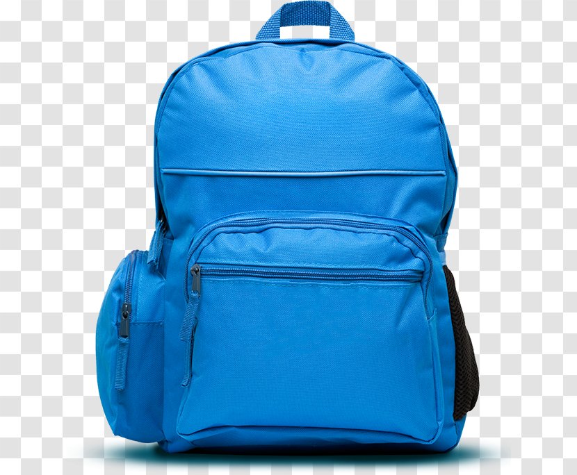 Backpack Mary's Meals School Baggage - Azure Transparent PNG