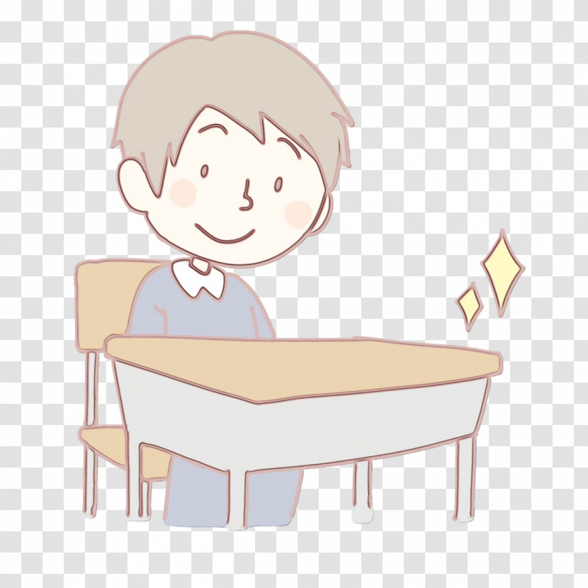 Cartoon Icon Table Text Transparent PNG
