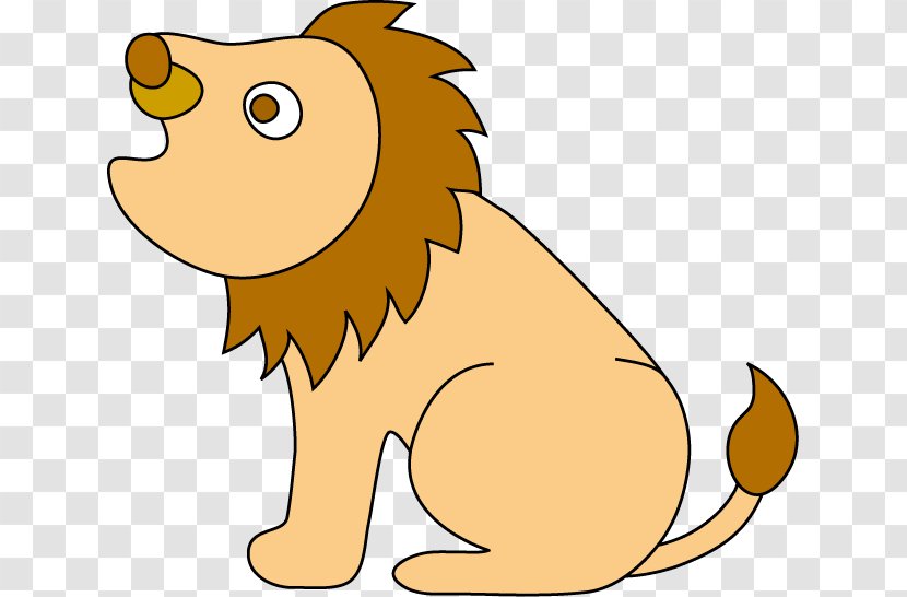 Puppy Lion Whiskers Clip Art - Tail Transparent PNG