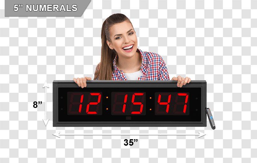 Display Device Digital Clock Alarm Clocks Timer Transparent PNG