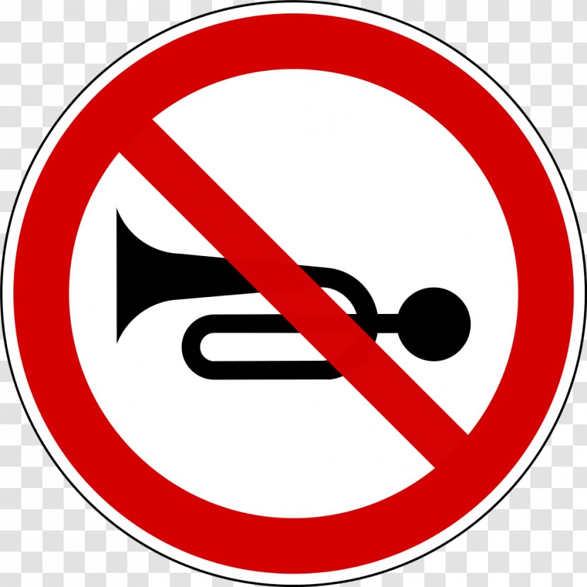 Vehicle Horn Traffic Sign - According To The Photo Transparent PNG