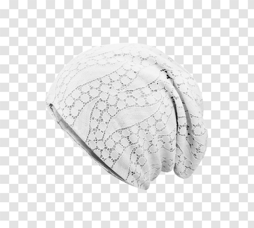 Beanie White Pattern - Wave Transparent PNG