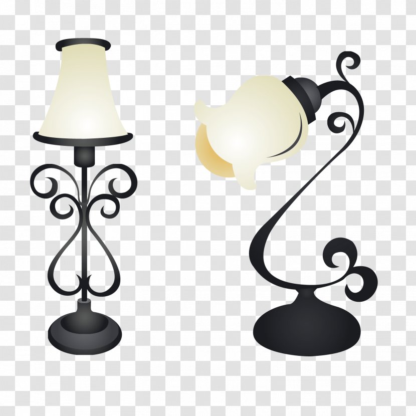 Lamp Computer Graphics - Scalable Vector - European-style Table Transparent PNG
