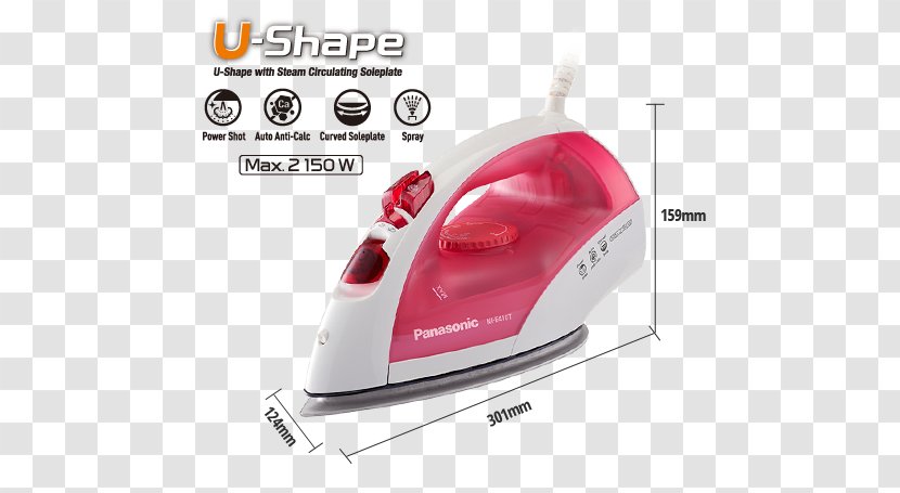 Clothes Iron Panasonic Ironing Steam Electricity - Cheap Calls Transparent PNG