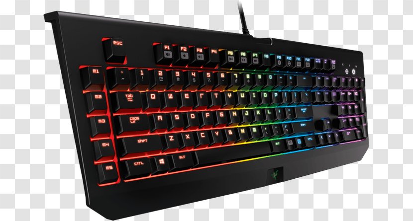 Computer Keyboard Razer BlackWidow Chroma V2 Gaming Keypad Blackwidow X Tournament Edition Transparent PNG