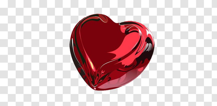 Love Background Heart - Romance - Glass Ruby Transparent PNG
