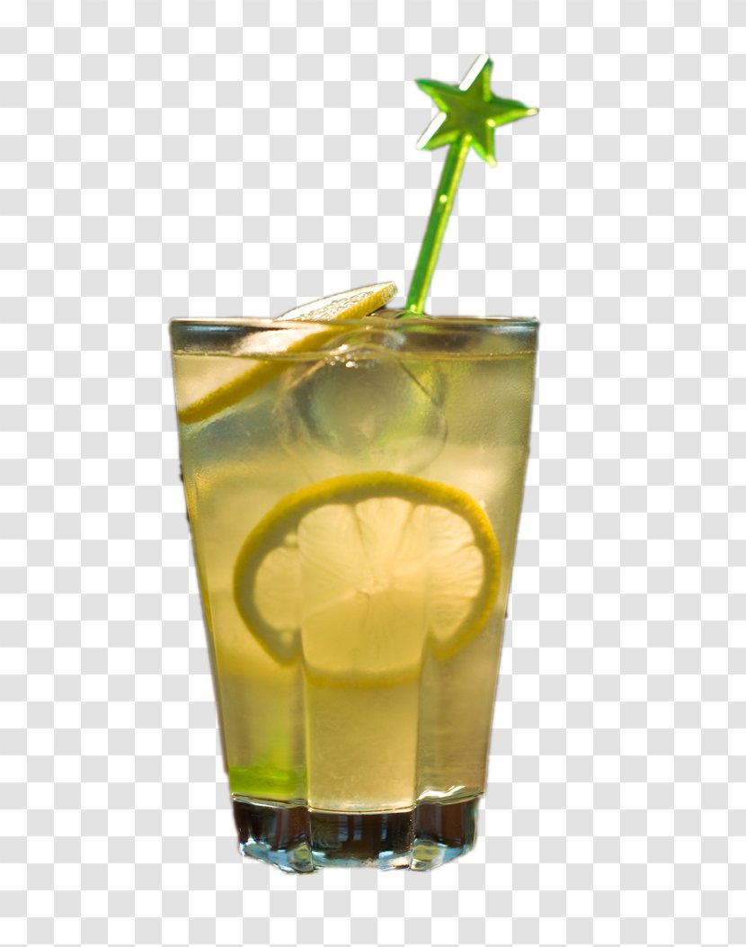 Caipirinha Juice Cocktail Lemonade Limeade - Highball Glass - Star Lemon Transparent PNG