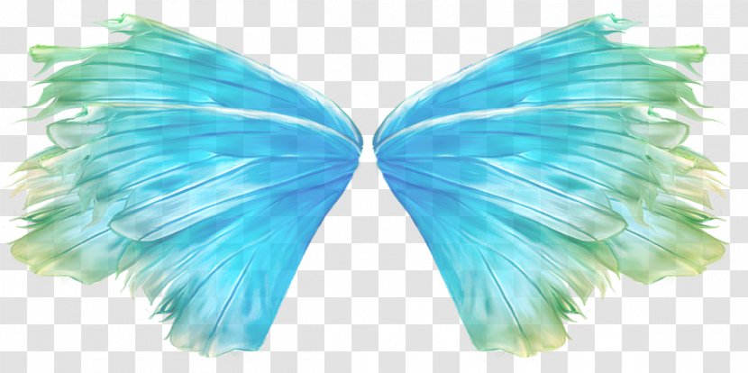 Drawing Clip Art Image - Fairy - Turquoise Transparent PNG