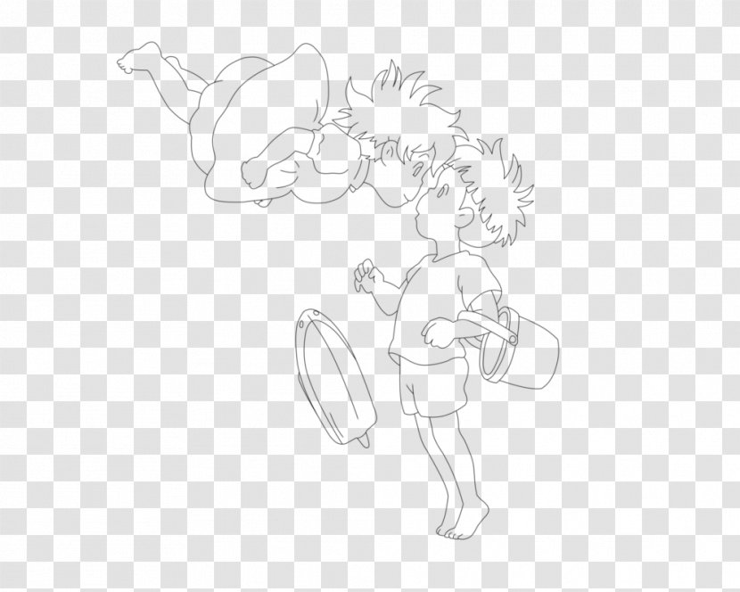 Line Art Drawing Color Cartoon Sketch - Tree - Ponyo Transparent PNG