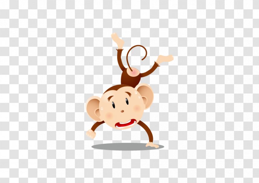 Ape Monkey - Illustration - Juggling Transparent PNG