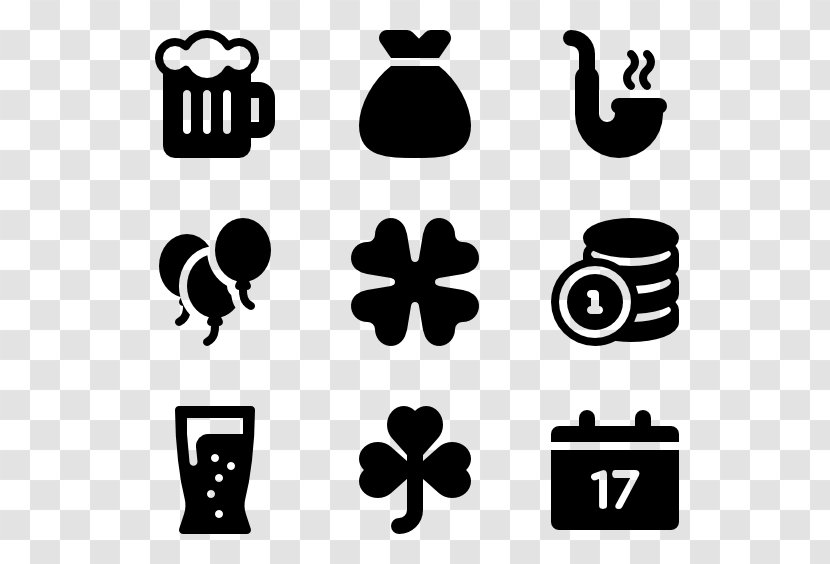 Suit Symbol Clip Art - Monochrome Photography - ST PATRICKS DAY Transparent PNG