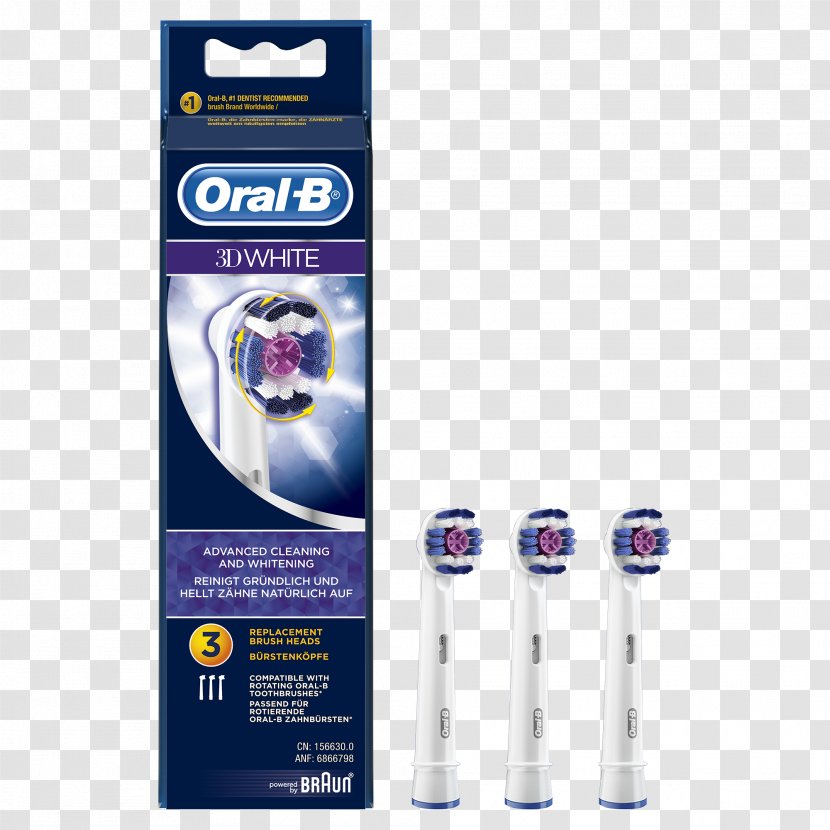 Electric Toothbrush Oral-B 3D White Action Dental Care - Tree Transparent PNG