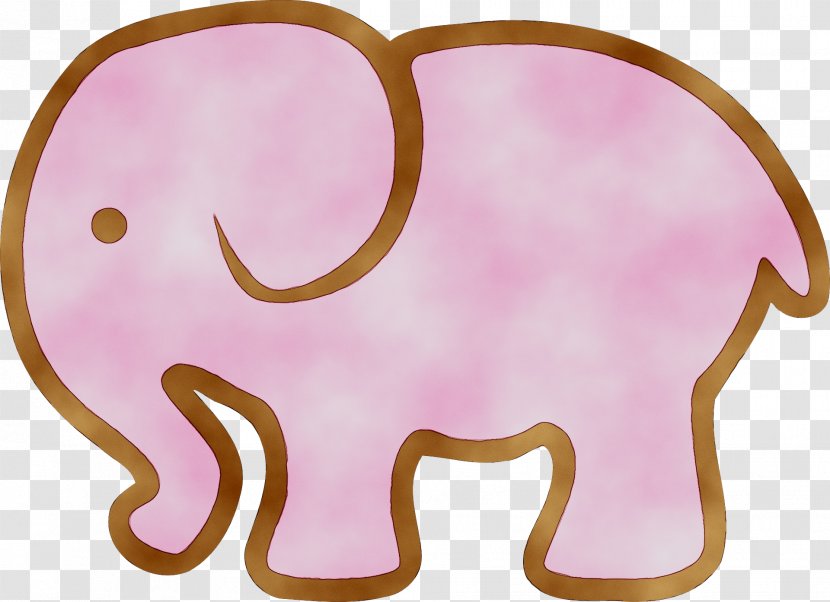 Clip Art Elephant Mother Image - Infant - Pink Transparent PNG