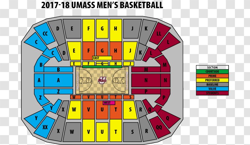 William D. Mullins Memorial Center UMass Minutemen Men's Basketball Minutewomen Women's Capital One Arena Ice Hockey - Ticket - Stadium Transparent PNG