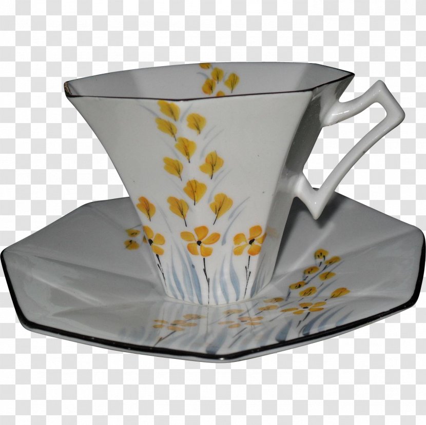 Saucer Coffee Cup Porcelain Tableware Transparent PNG