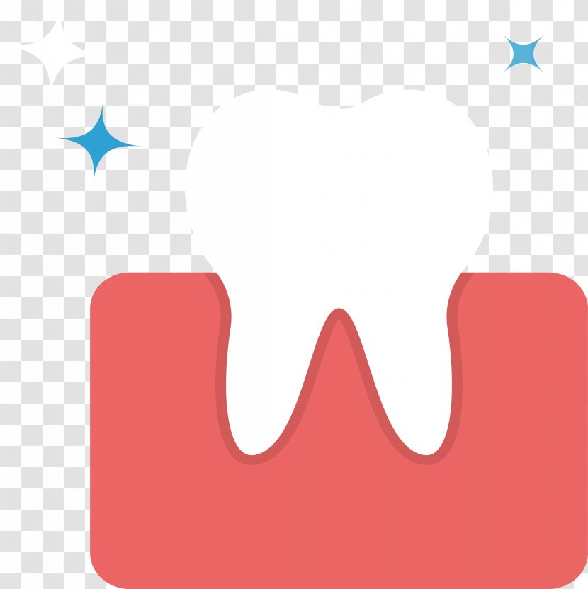 Tooth Pathology - Cartoon - Exquisite Healthy Teeth Design Transparent PNG