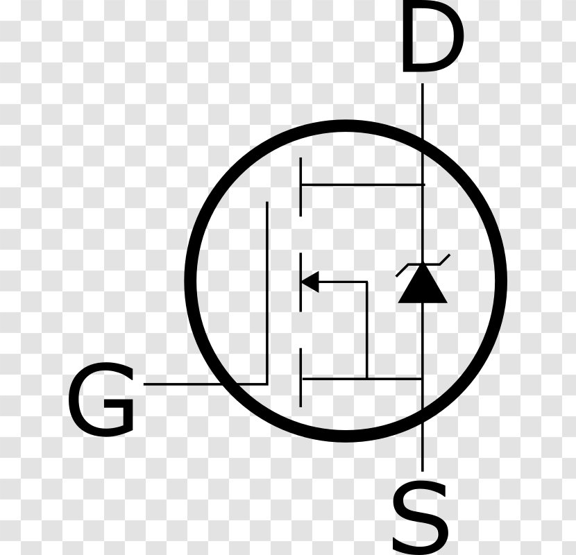 Fieldeffect Transistor Electronic Symbol JFET MOSFET Clip Art