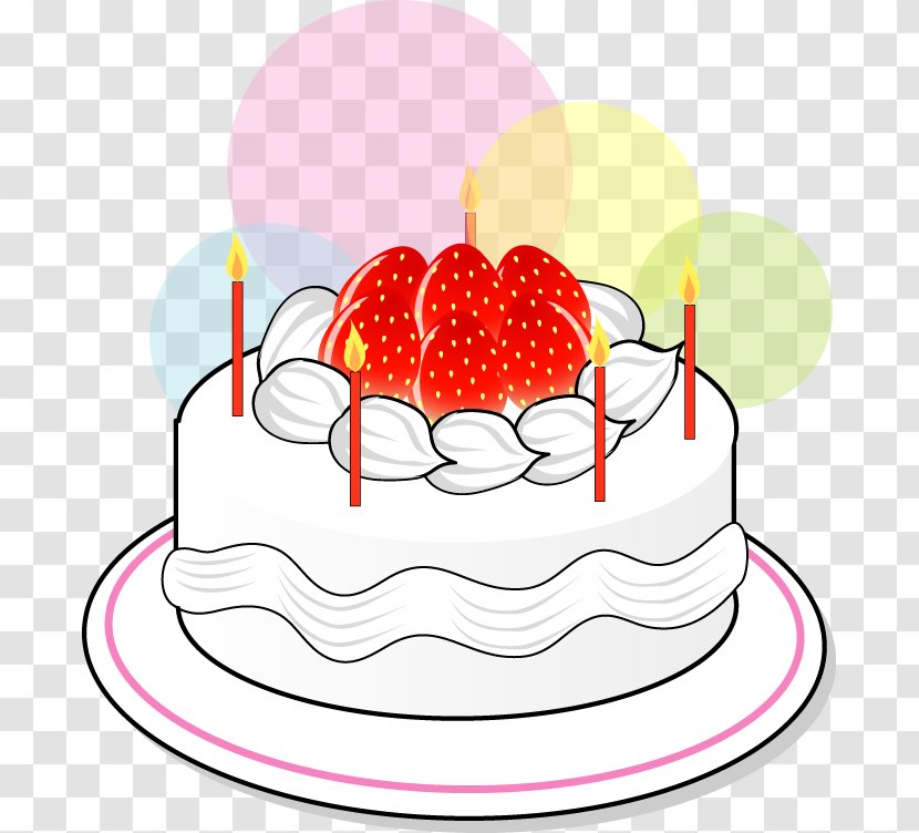 Birthday Cake Torte Decorating Buttercream - Cream - Studio Transparent PNG