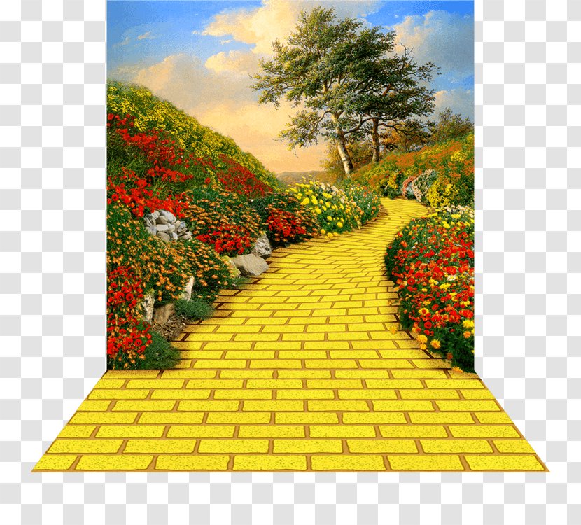 Follow The Yellow Brick Road Clip Art Image - Grass Transparent PNG