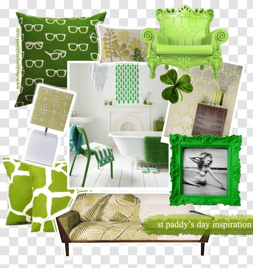Saint Patrick's Day Furniture Cushion - Bed Sheets Transparent PNG