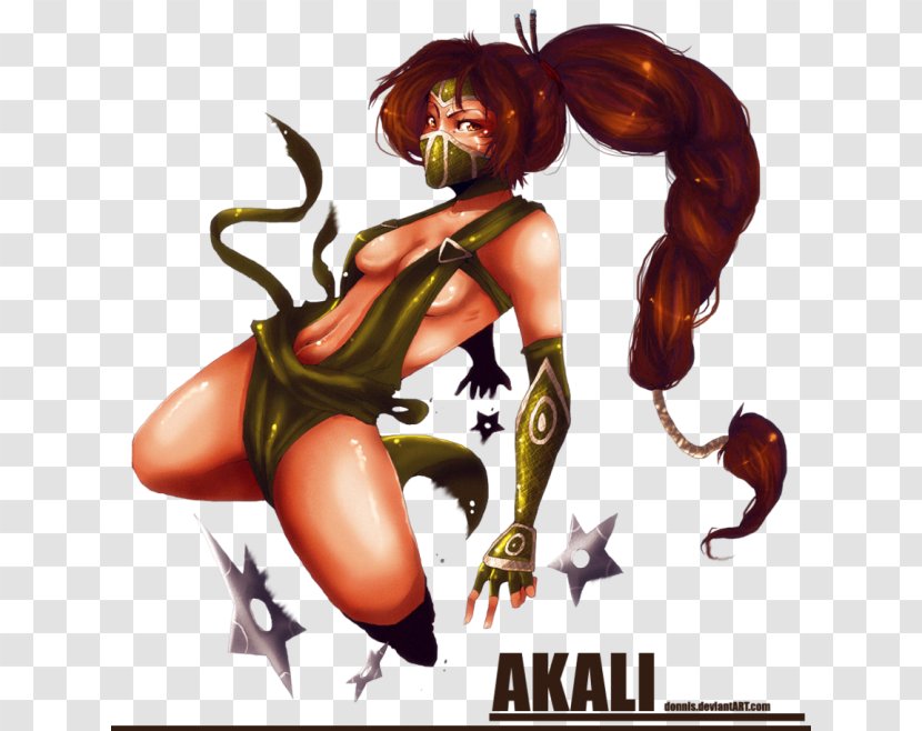 Tencent League Of Legends Pro Akali Desktop Wallpaper - Demon Transparent PNG